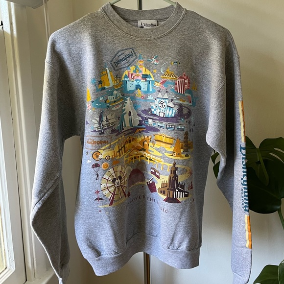Disneyland Sweater / Sweatshirt Gray - Picture 2 of 5